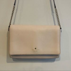Kate Spade leather crossbody with gold detail